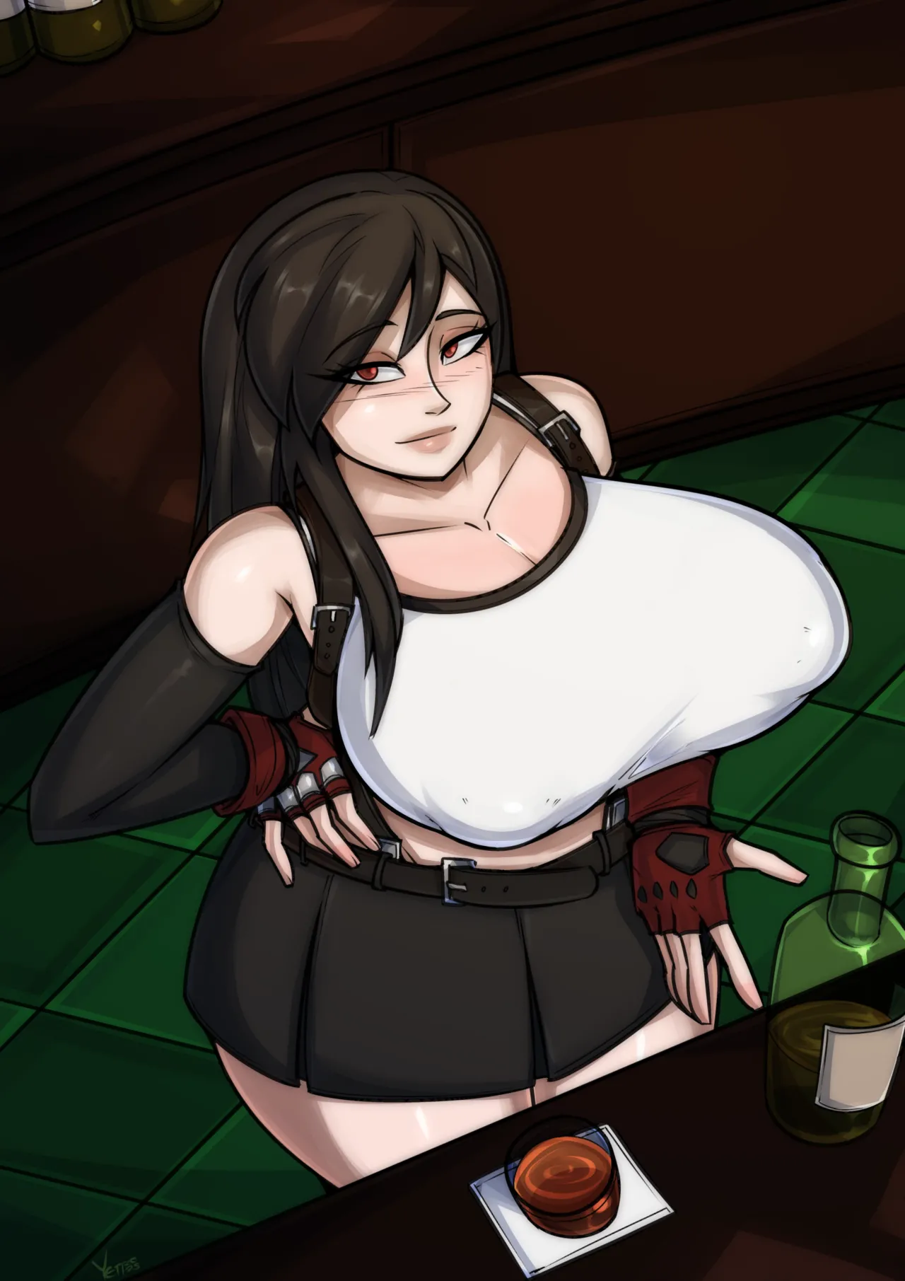 FF Waifus: Tifa page 1 full