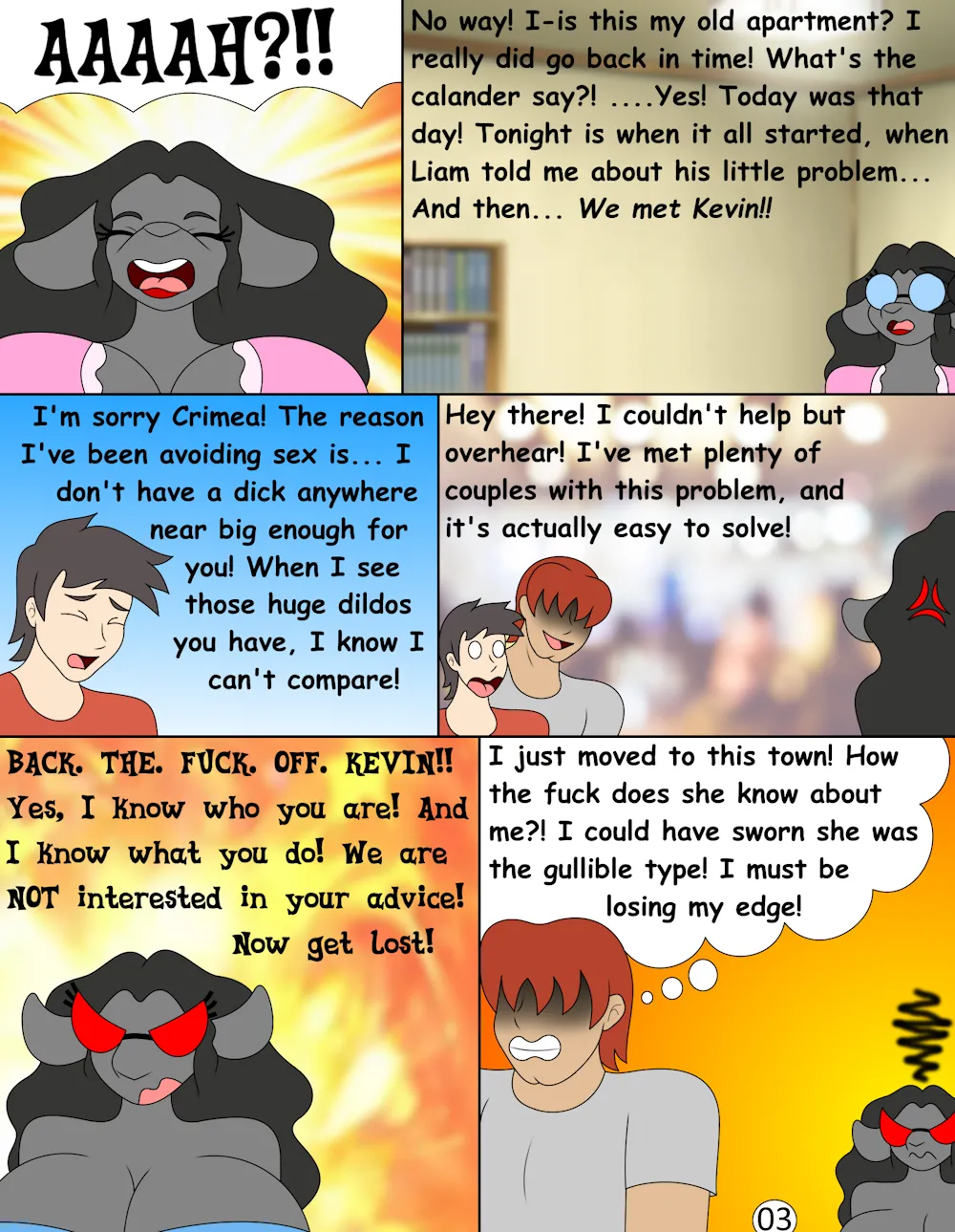 The Cuck Hating Sheep 1995  Completed page 4 full