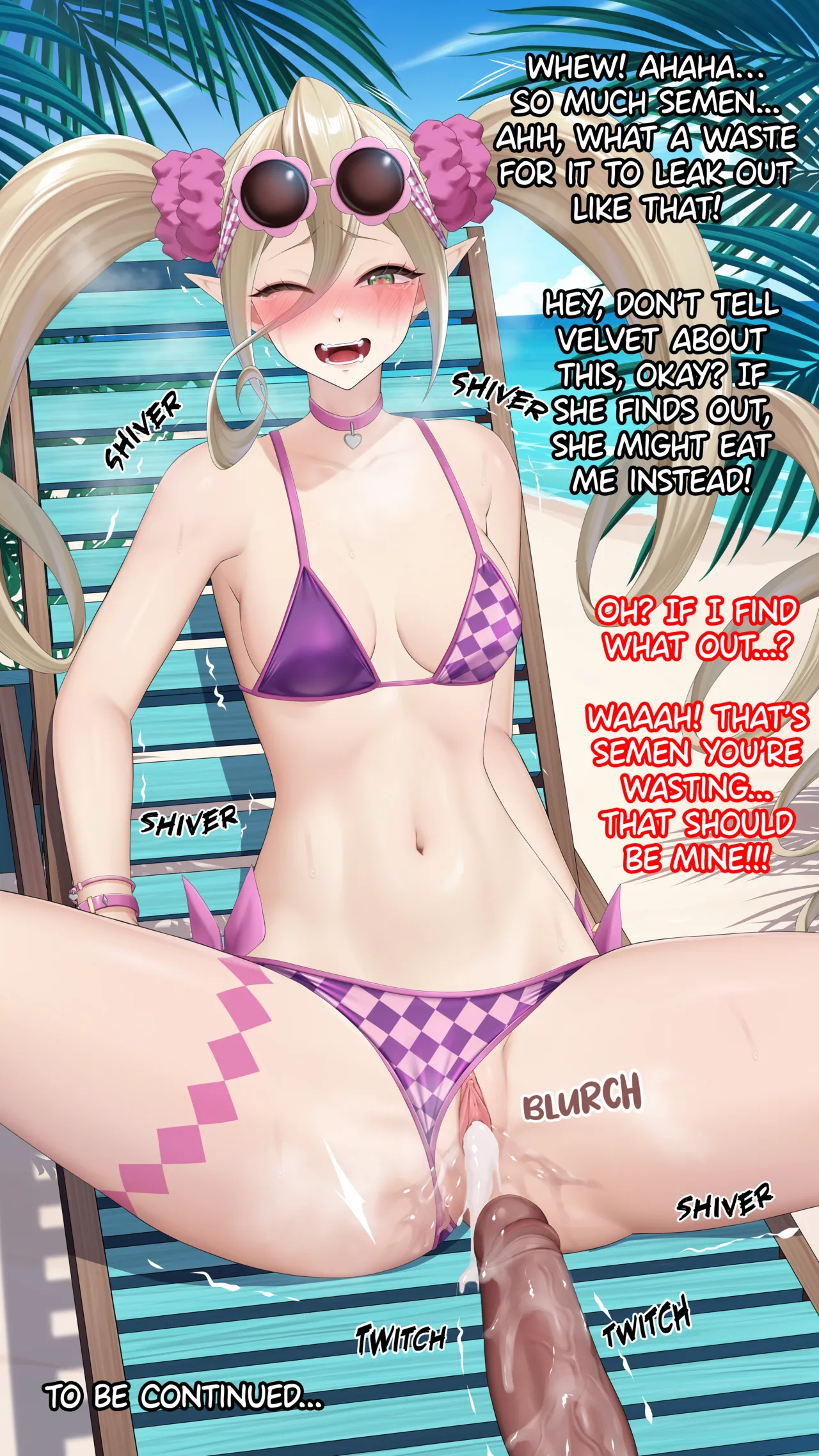 Beach time with Magilou page 7 full
