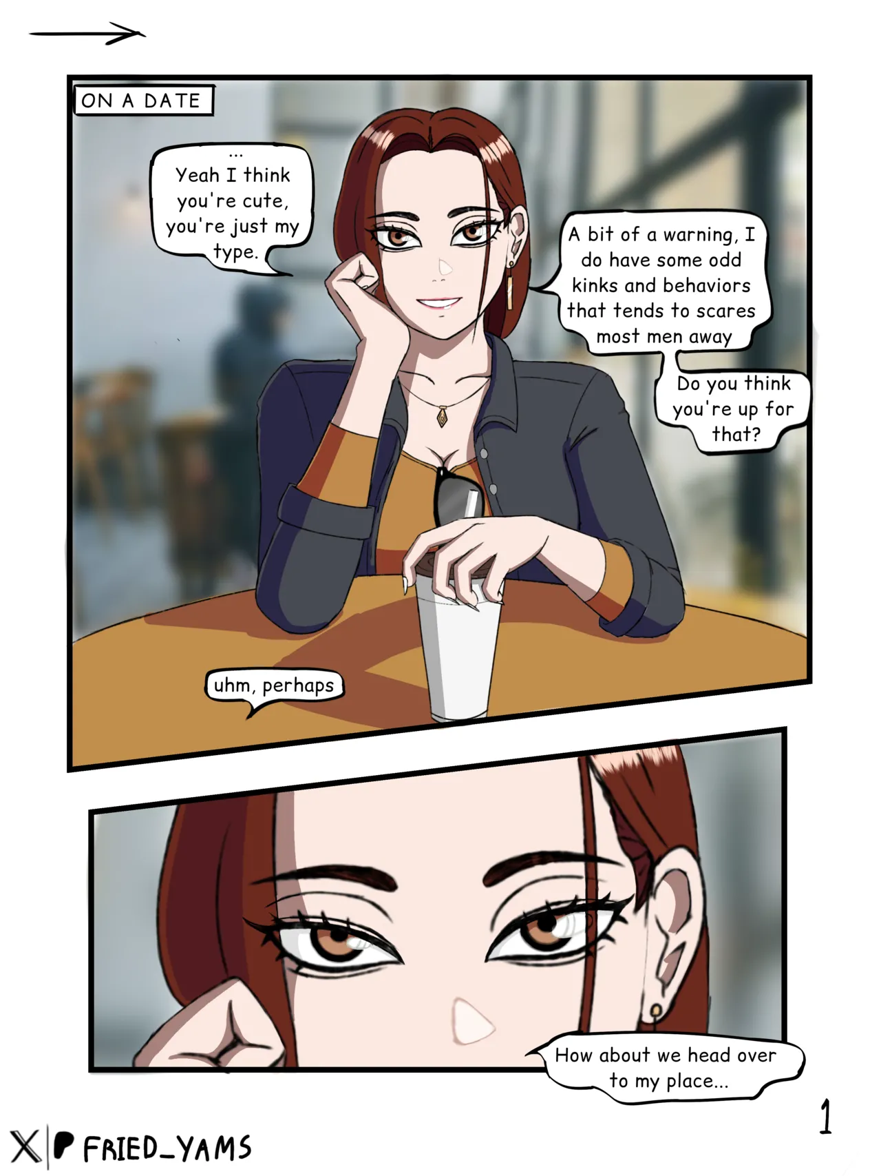 Met an interesting woman 1, 2, 3 &amp; commissioned part. page 1 full
