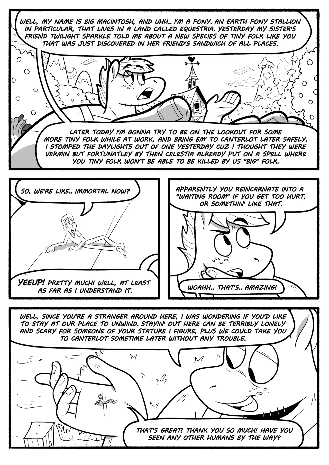 My Gigantic Pony: Diminutiveness is Magic Chapter 2 page 8 full