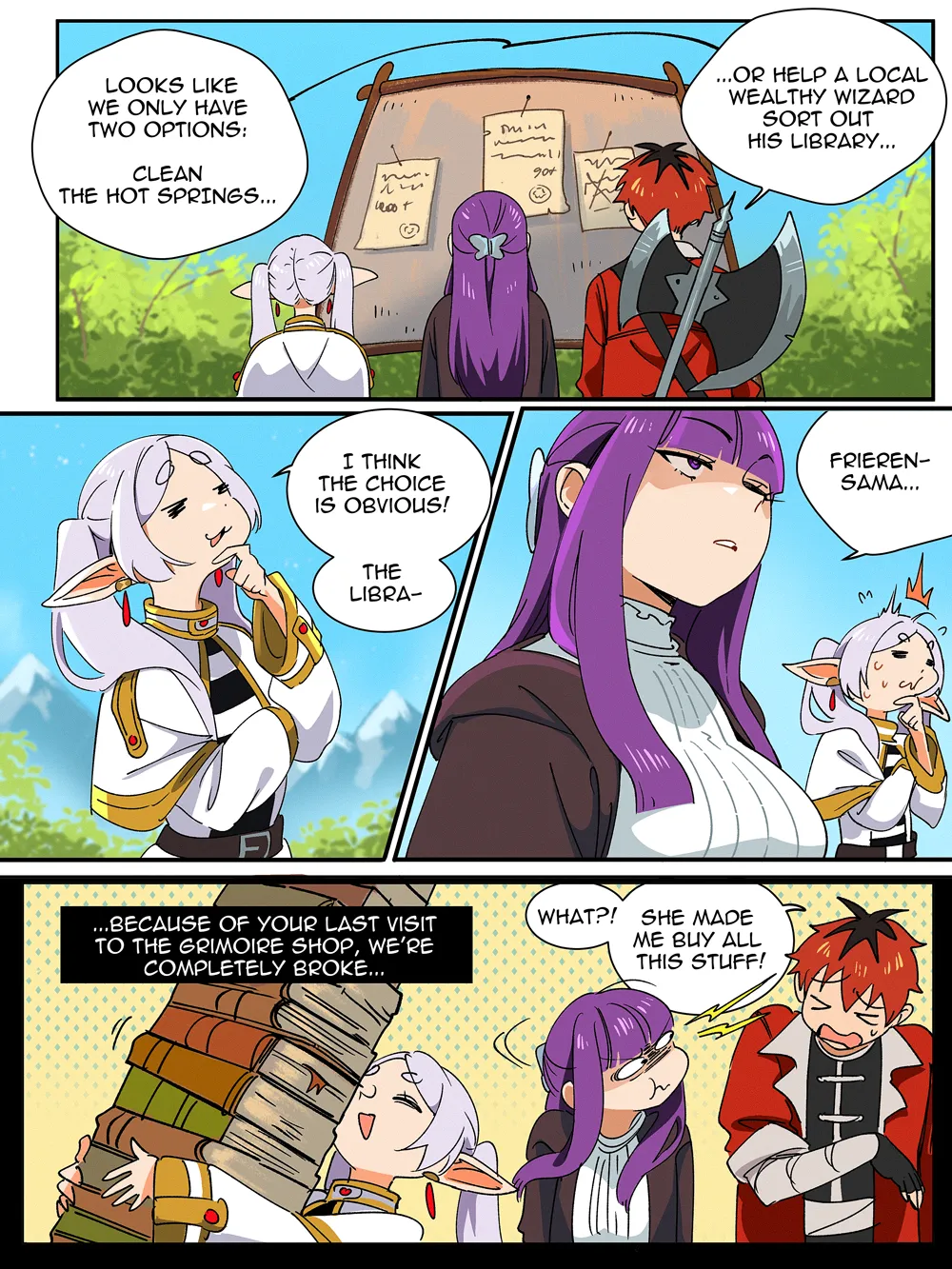 Frieren doujinshi page 1 full