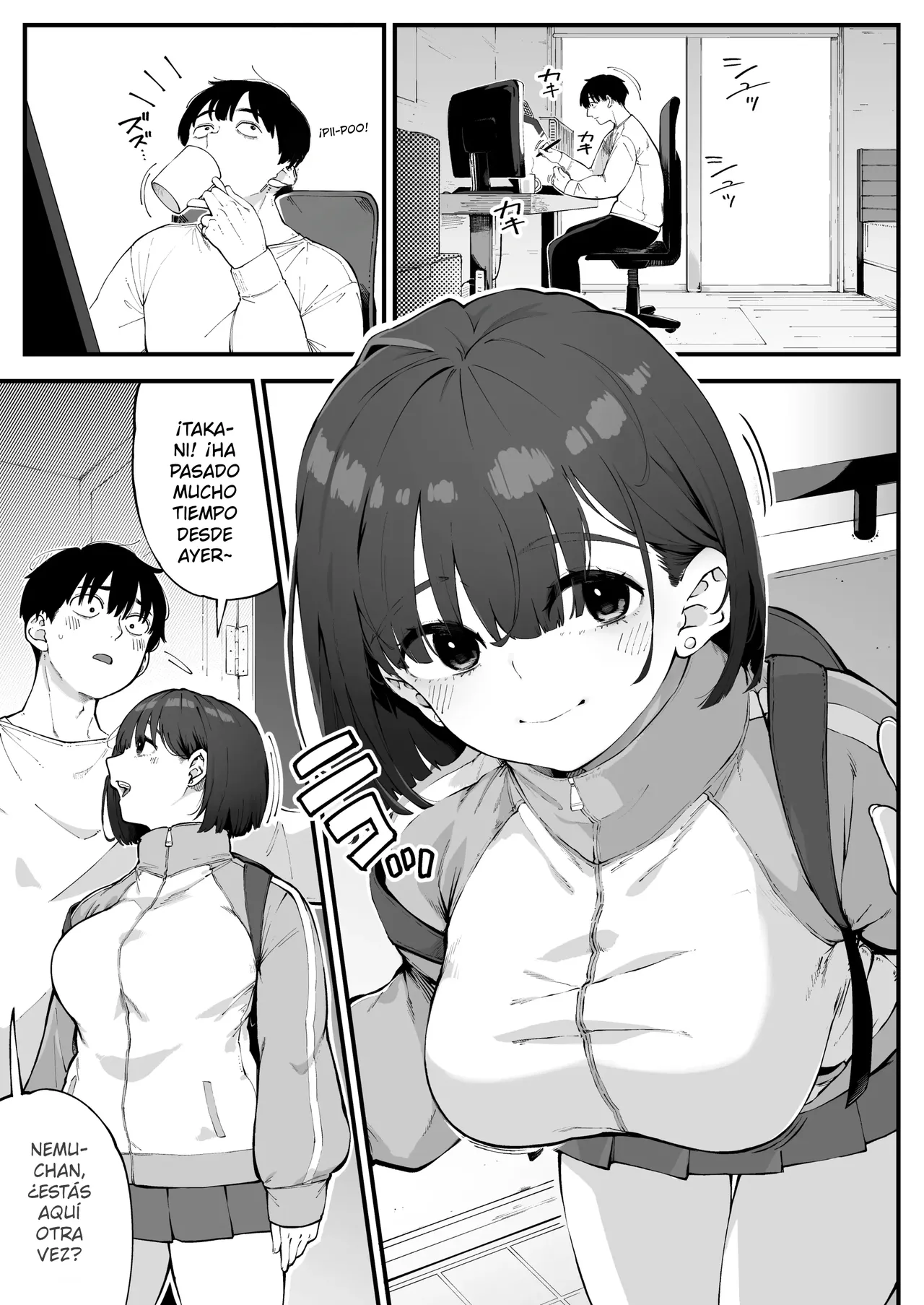 Osananajimi ga Ore no Mae da to Mechakucha Suki darake｜Mi Amiga de la Infancia es Totalmente Descuidada Cuando Está Conmigo page 2 full