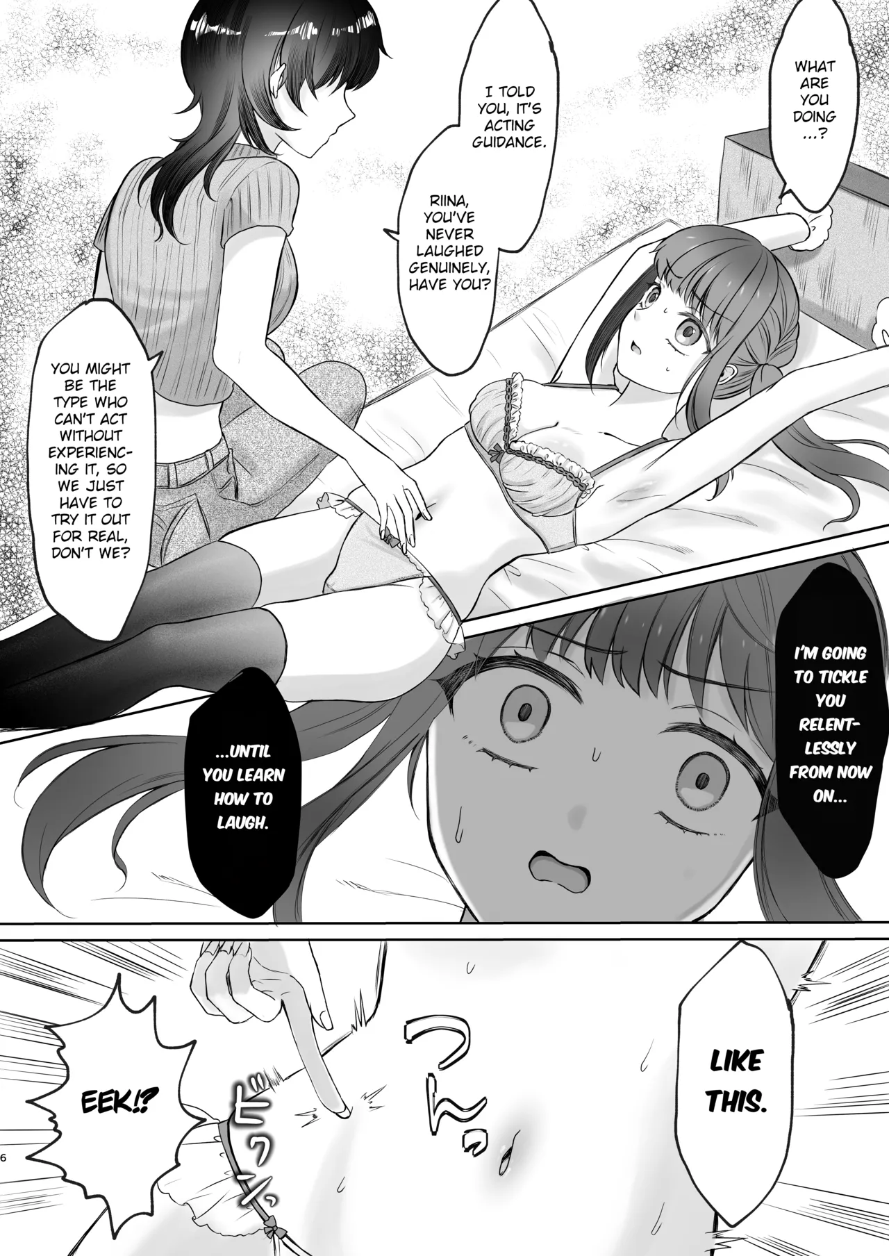 Namaiki Joshi Kusuguri Genkai Lesson Daihon Doori Dekinakya Owararemasen | Sassy Girl Tickling Limit Lessons: If You Can't Follow the Scripts, You Don't Get to Stop! page 6 full