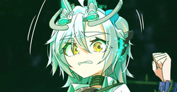 【Skeb絵】アメスク馬之助ちゃんVS蔓植物・差分