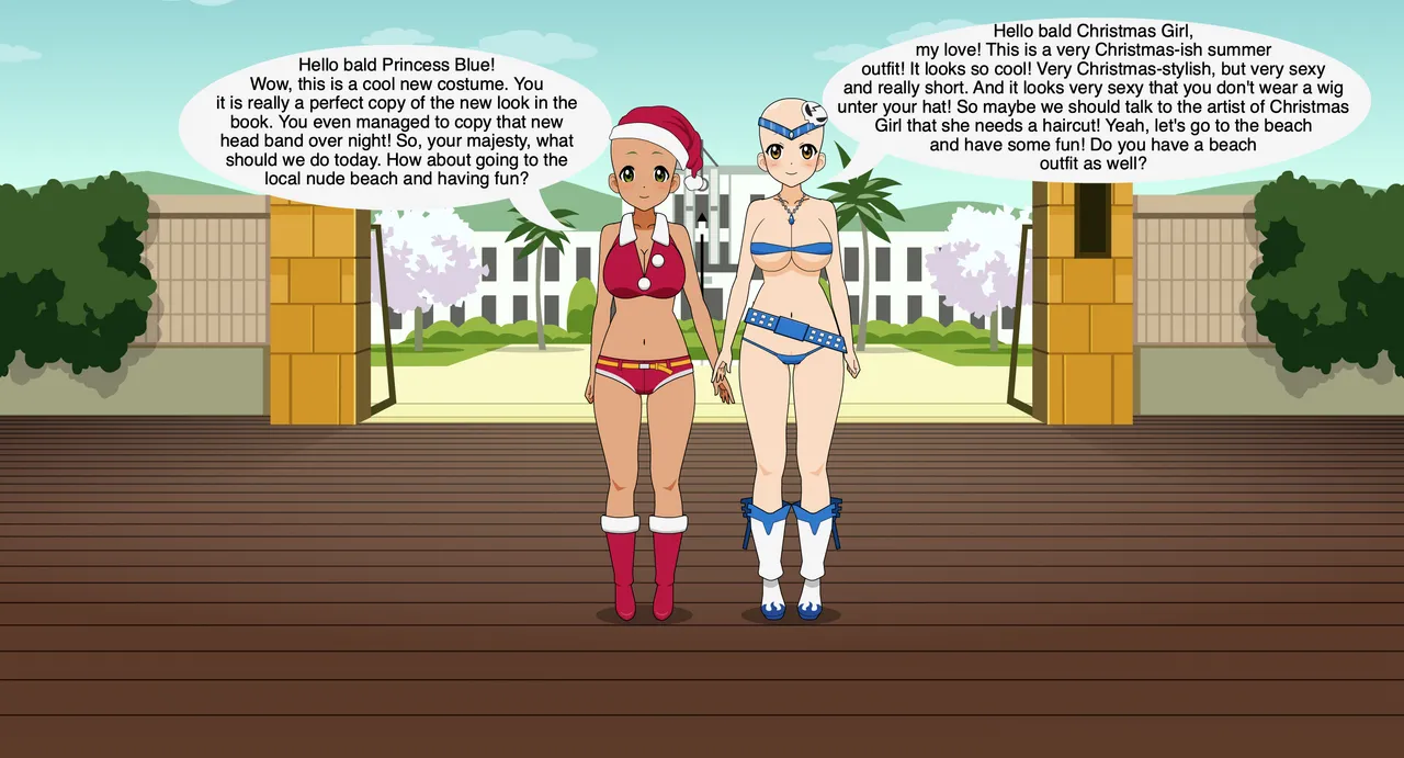 Christmas Girl - Beach Fun page 2 full