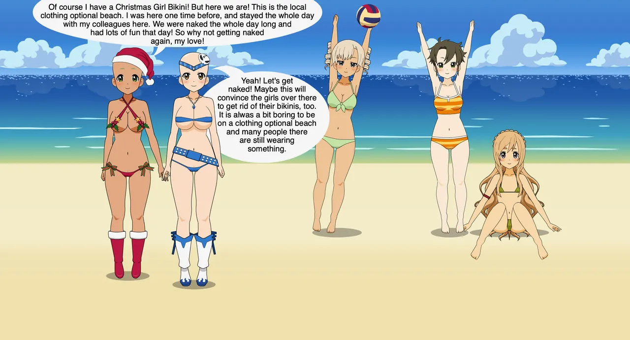 Christmas Girl - Beach Fun page 3 full