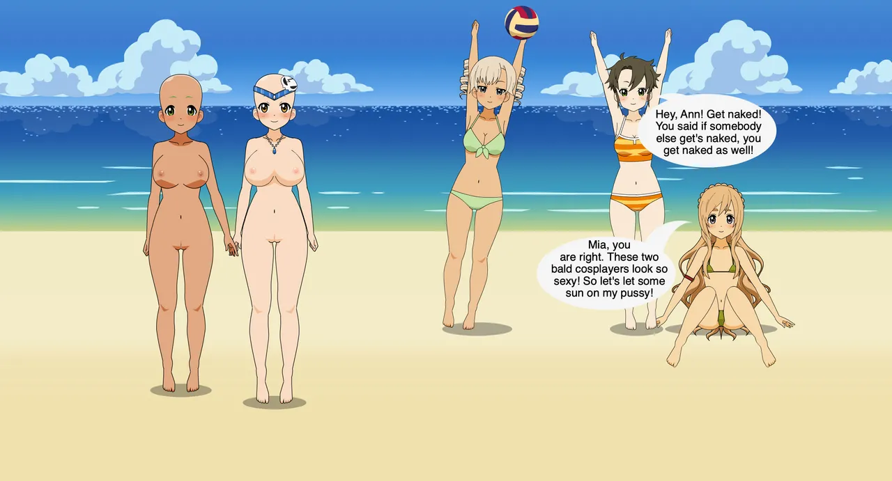 Christmas Girl - Beach Fun page 4 full