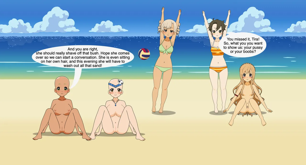 Christmas Girl - Beach Fun page 7 full