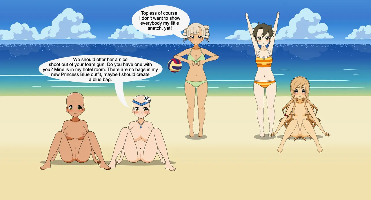 Christmas Girl - Beach Fun page 8 full