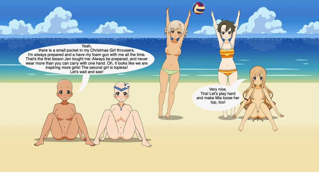 Christmas Girl - Beach Fun page 9 full