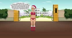 Christmas Girl - Beach Fun