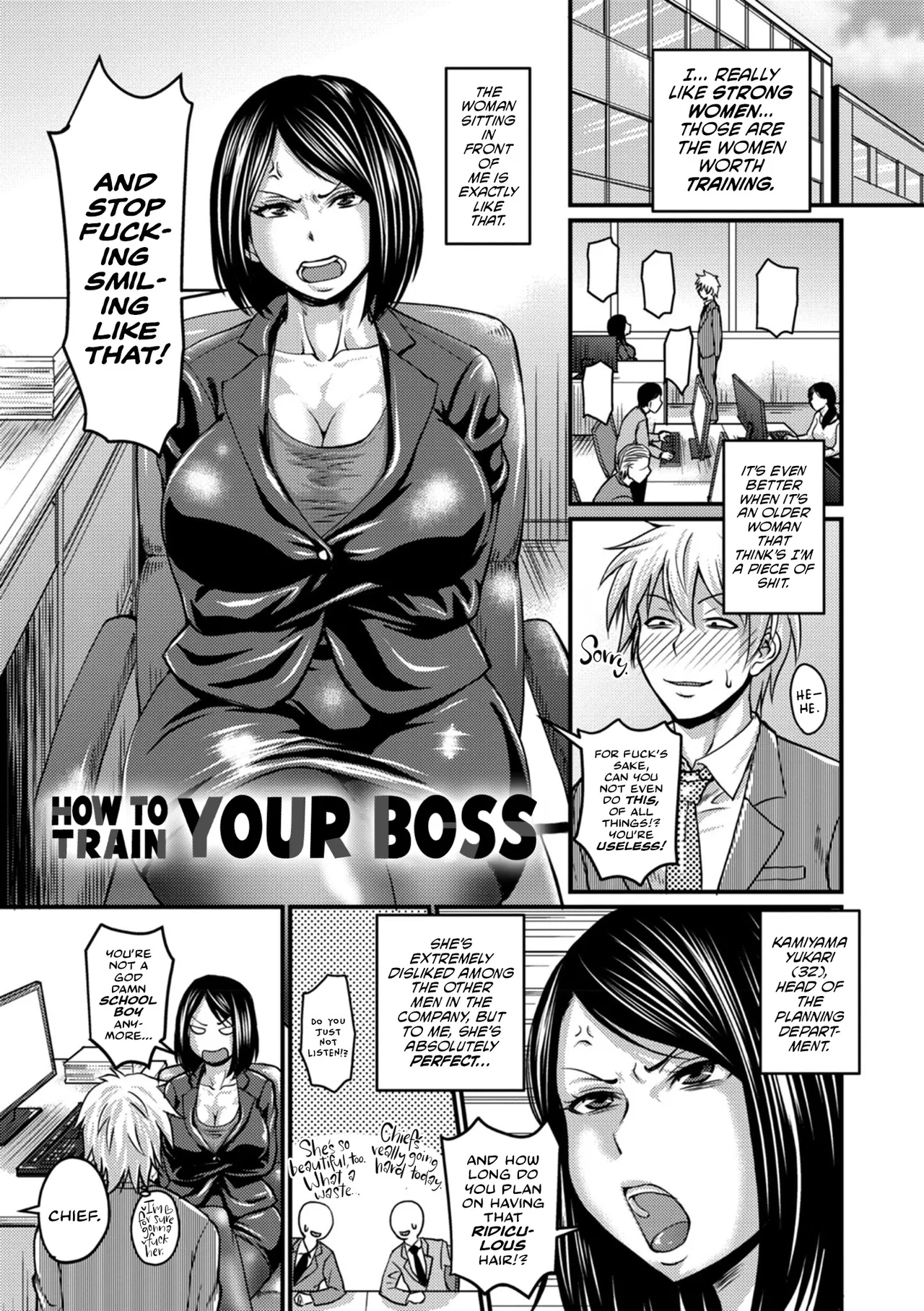 How To Train Your Boss | Kitsui Joushi no Shitsuke Kata page 1 full
