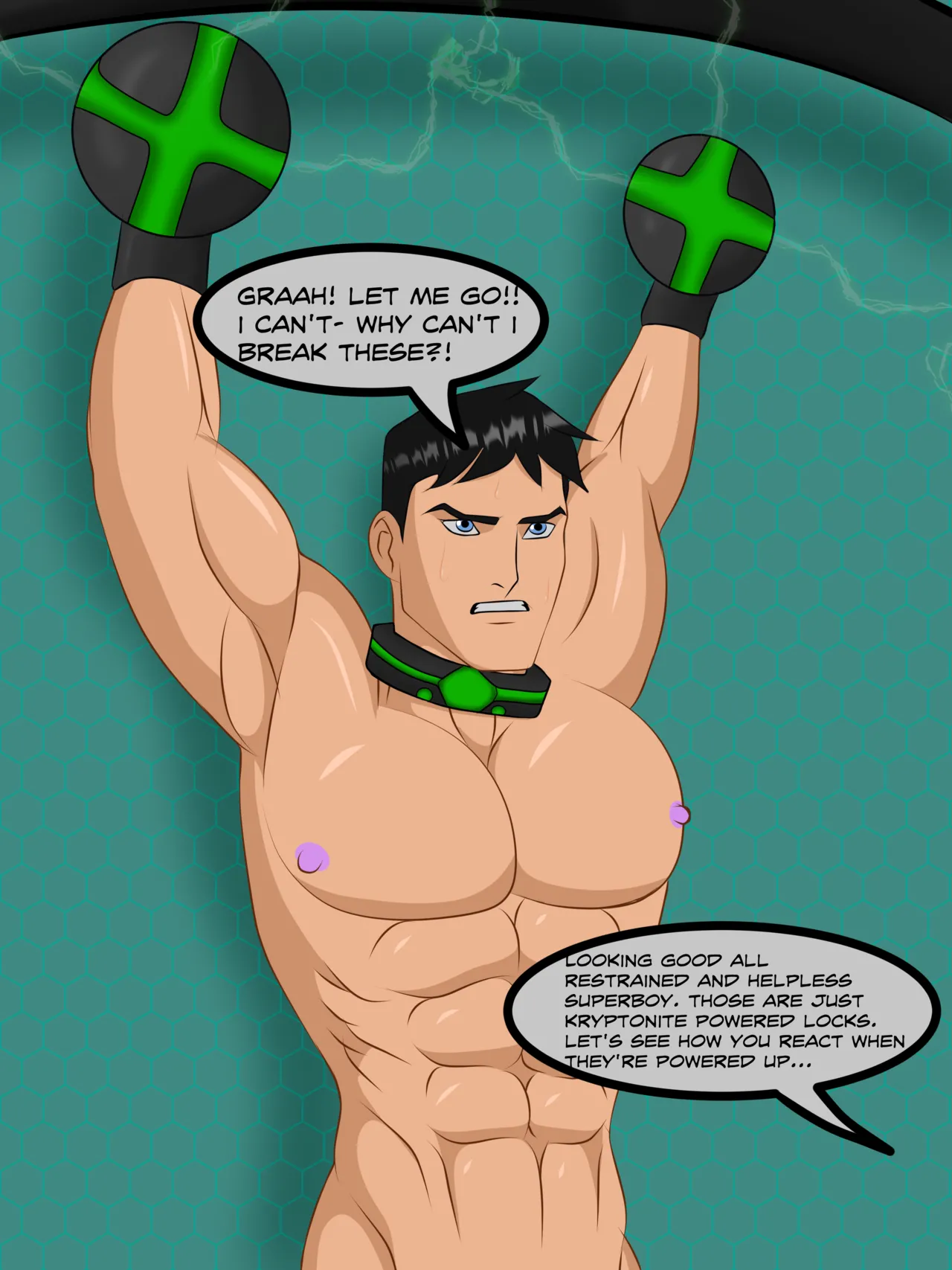 Superboy's struggle page 1 full