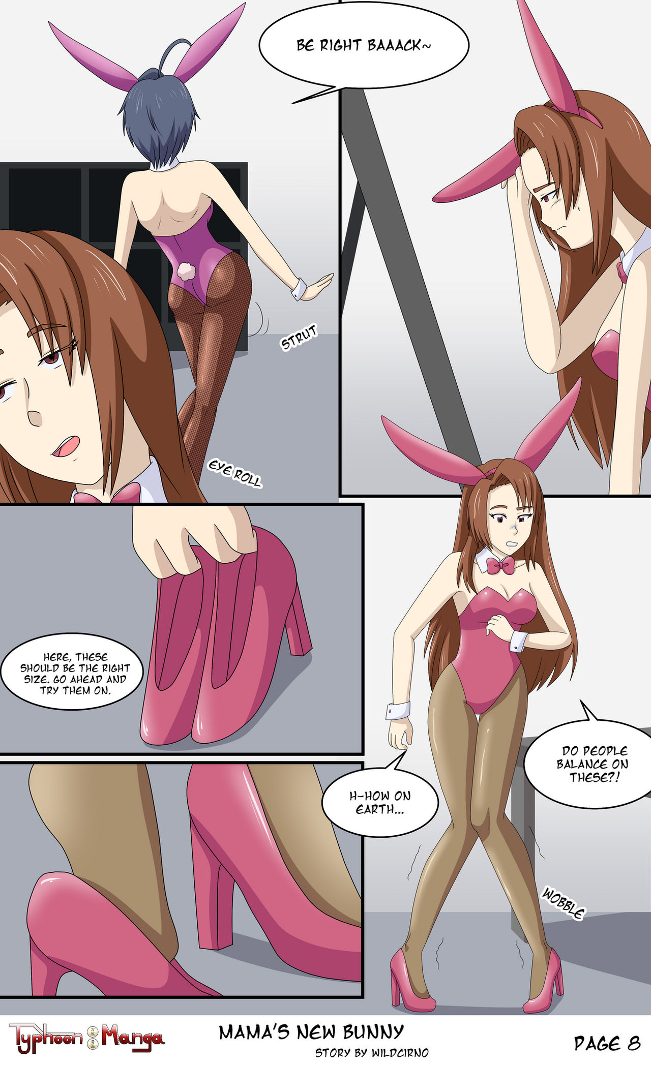 Mama's New Bunny page 8 full