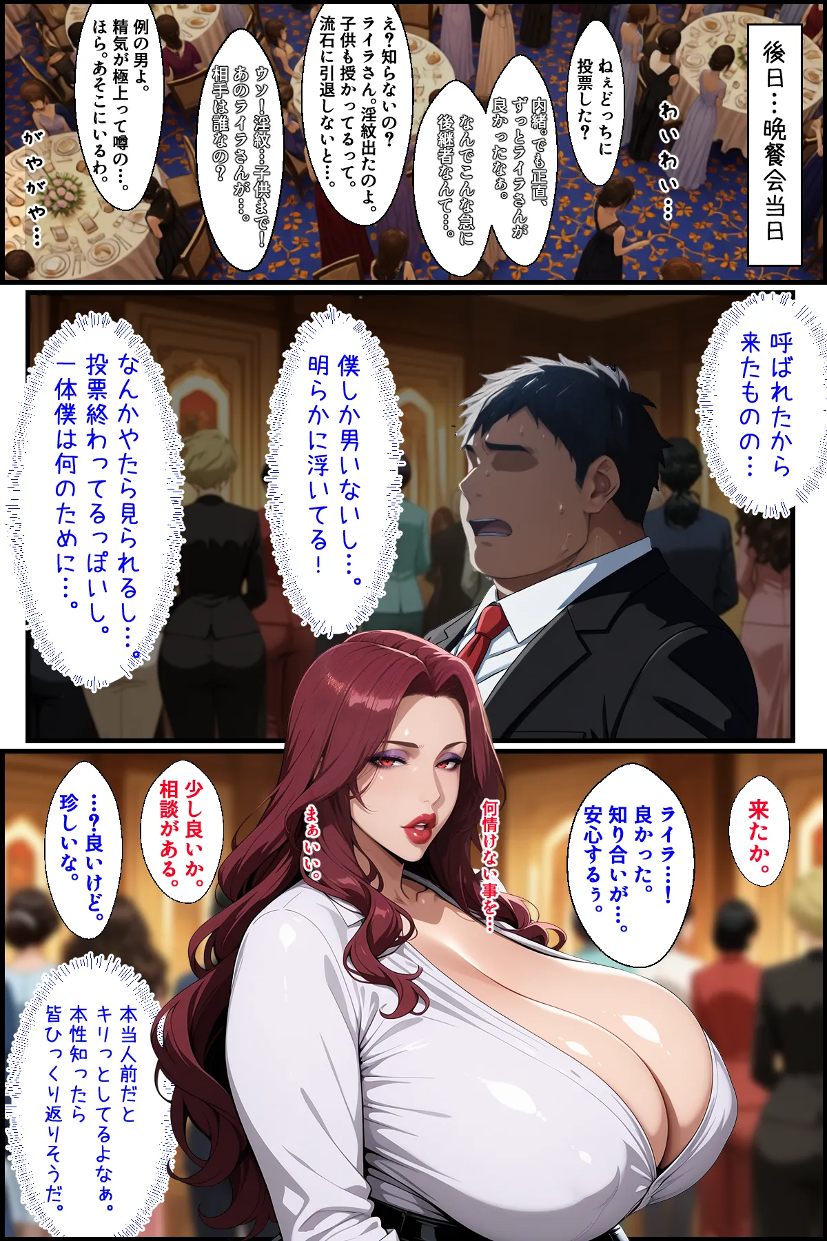 爆乳サキュバス族のリーダー達を淫紋堕ちさせてラブラブする話 page 10 full