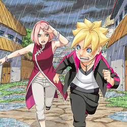 Sakura and Boruto