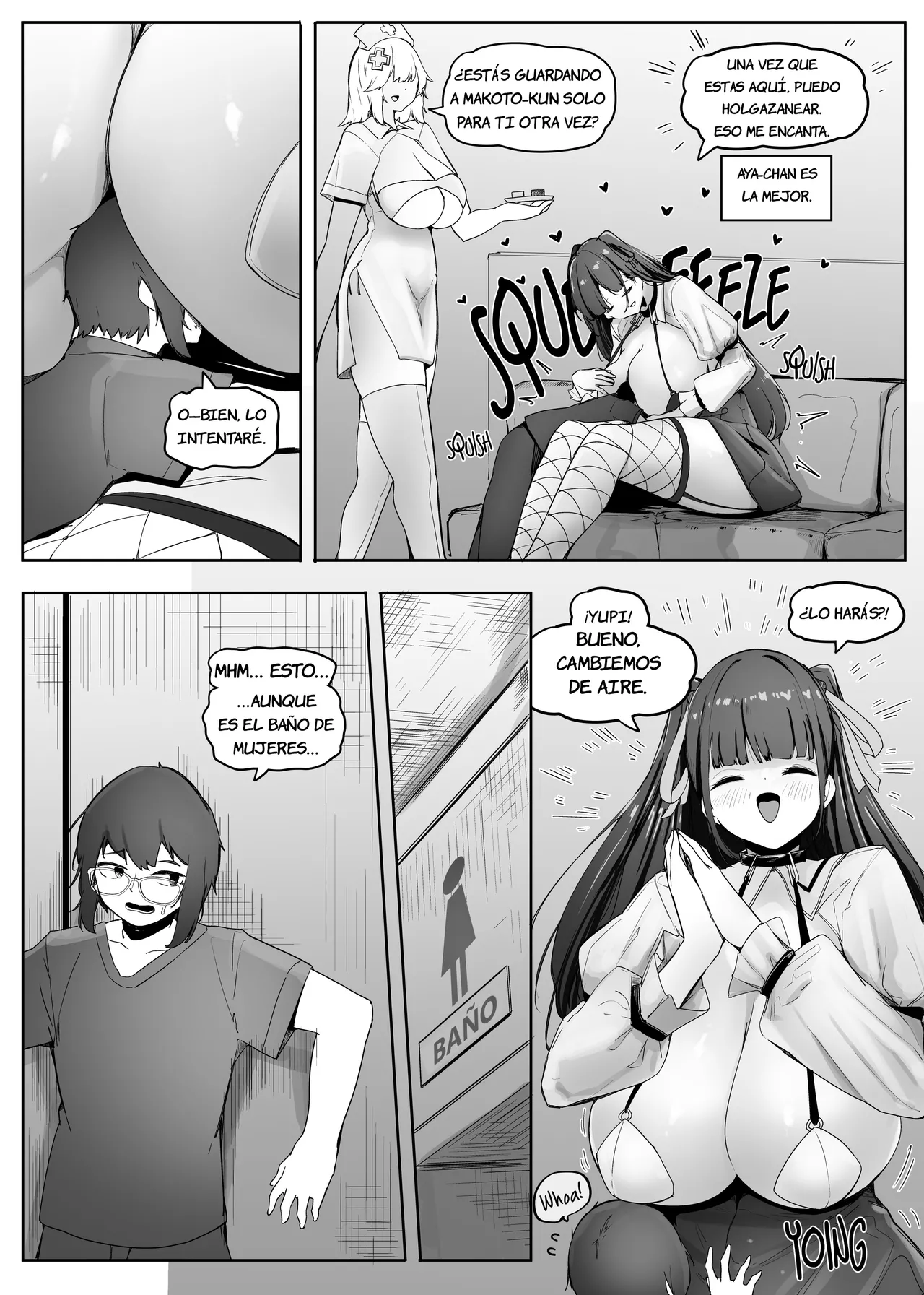 Omise no Ko ga Minna Ookikute Ai ga Omoi | Todas las chicas de la tienda son grandes y yandere page 6 full
