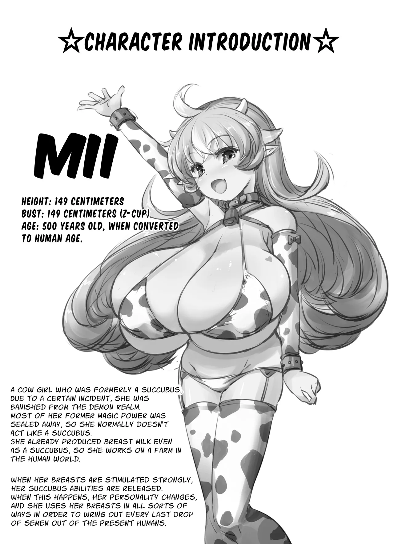 A story about a Z-cup dairy cow succubus trying out for an AV shoot page 2 full