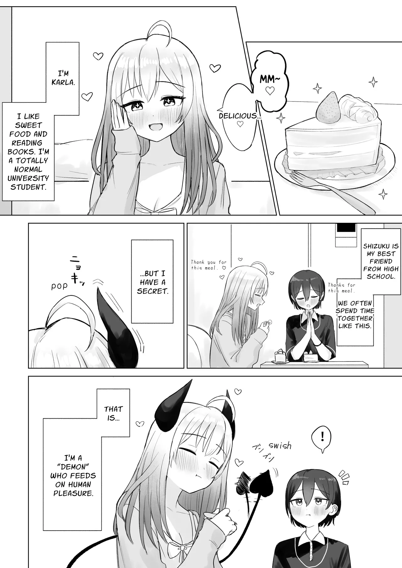Shikiyoku Kaihou Succubus-chan | Lust-Unleashed Succubus-chan page 4 full
