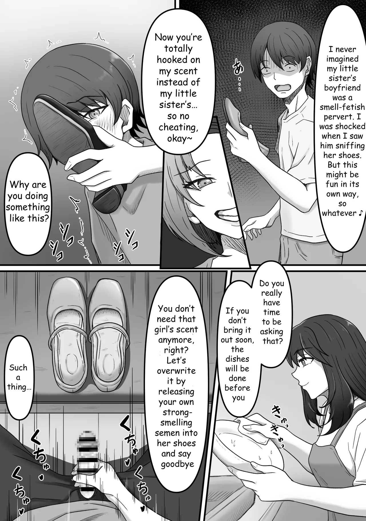 My Girlfriend's Older Sister Turned Me Into Her Masochist Foot Pet page 6 full