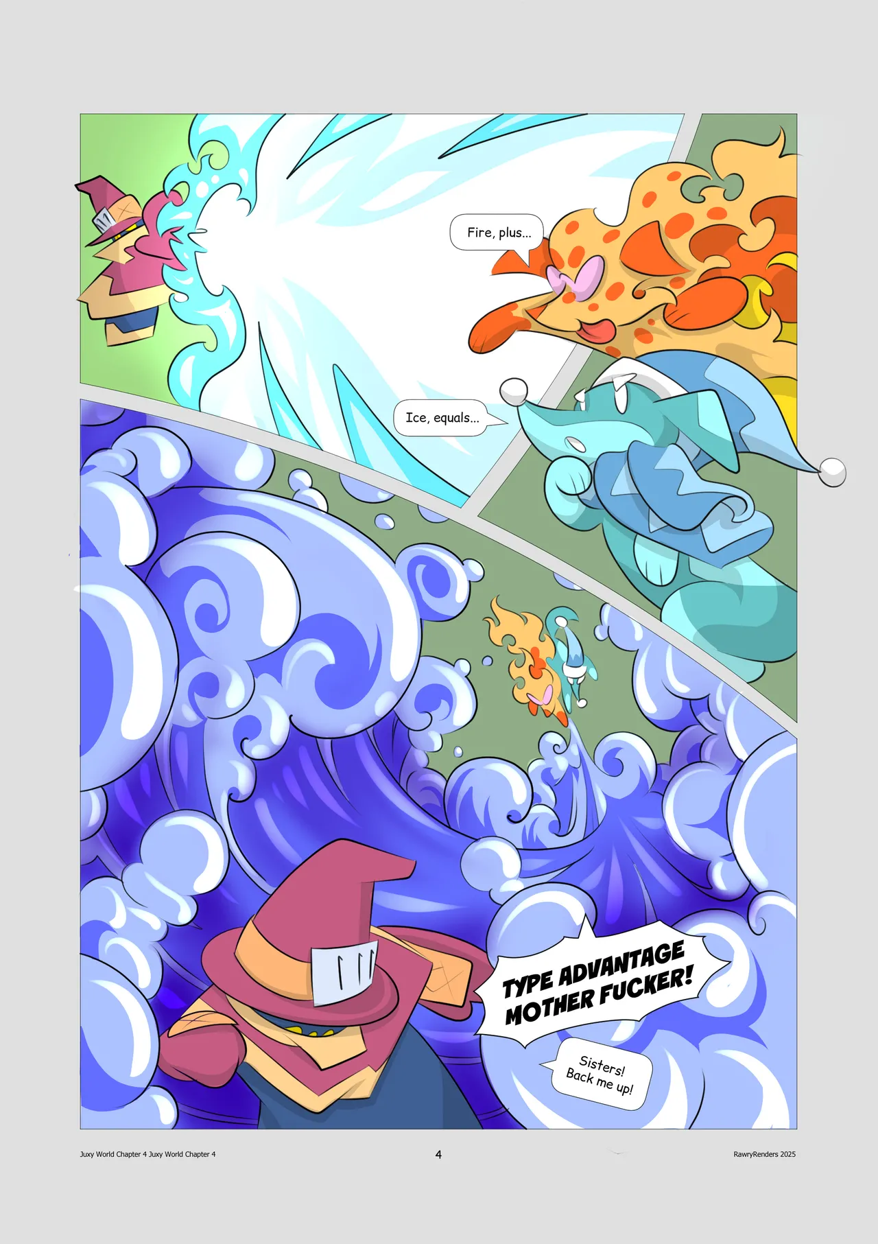 Juxy World: Chapter 4 - Witch Battle and Soxo! page 4 full
