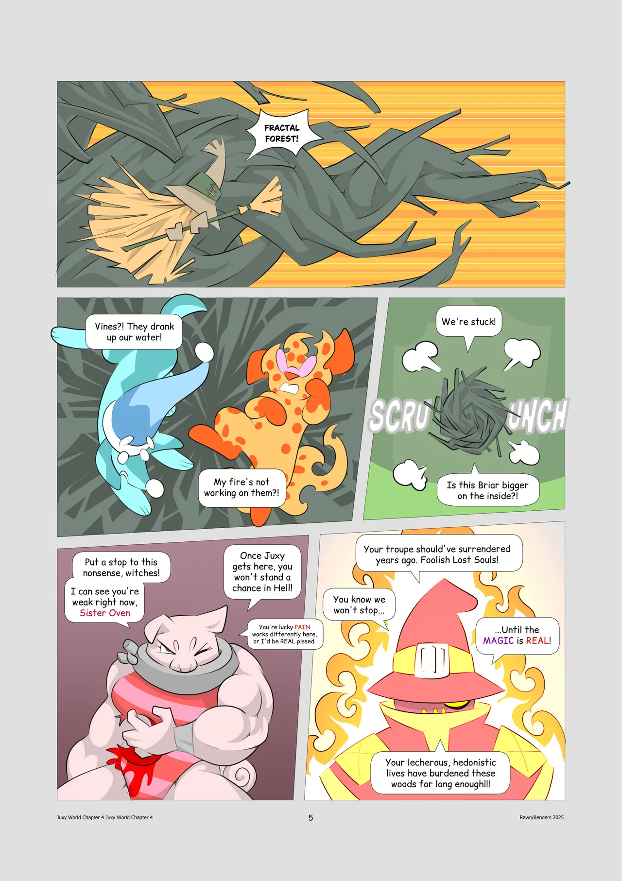 Juxy World: Chapter 4 - Witch Battle and Soxo! page 5 full