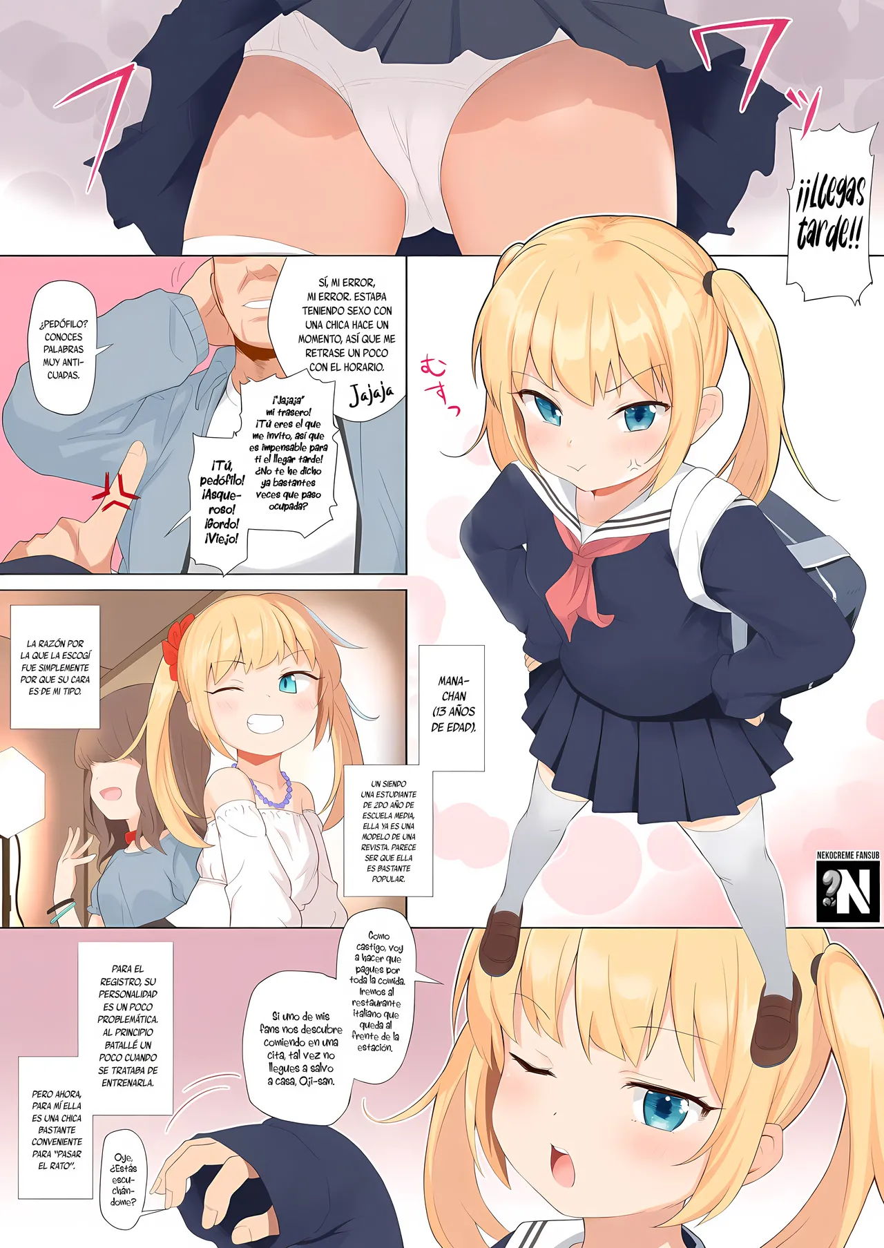 Anoko wa Oji-san no Mesu | Esas Niñas son las Hembras de Oji-san page 9 full