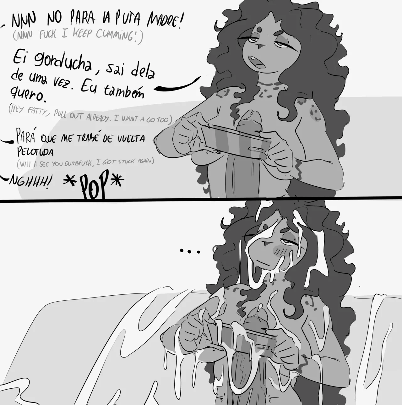 Commission for DatGooberDurf featuring his bab Maro, Silvia and Priscilla page 4 full