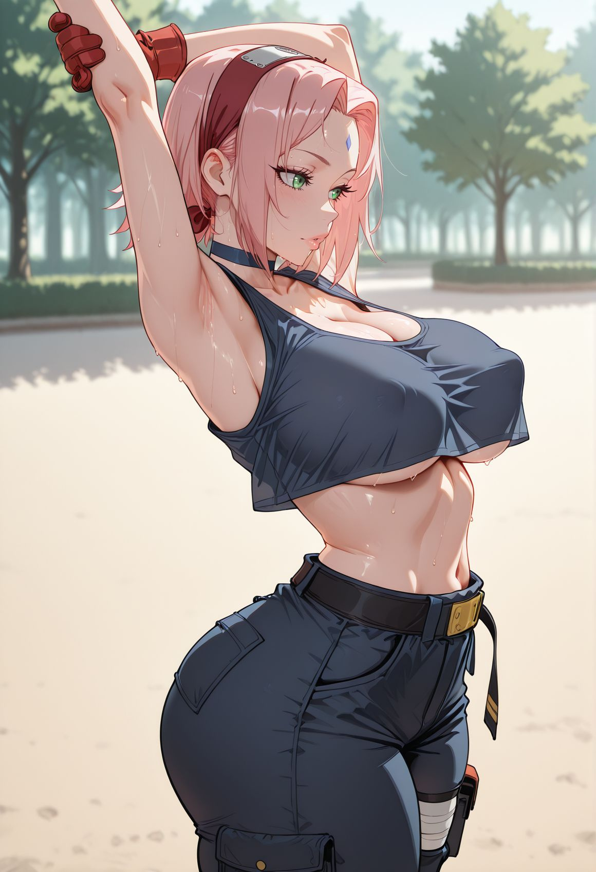 🌸~Lewd Waifu Laifu~🌸 Sakura blossoms in the park🌸 page 6 full