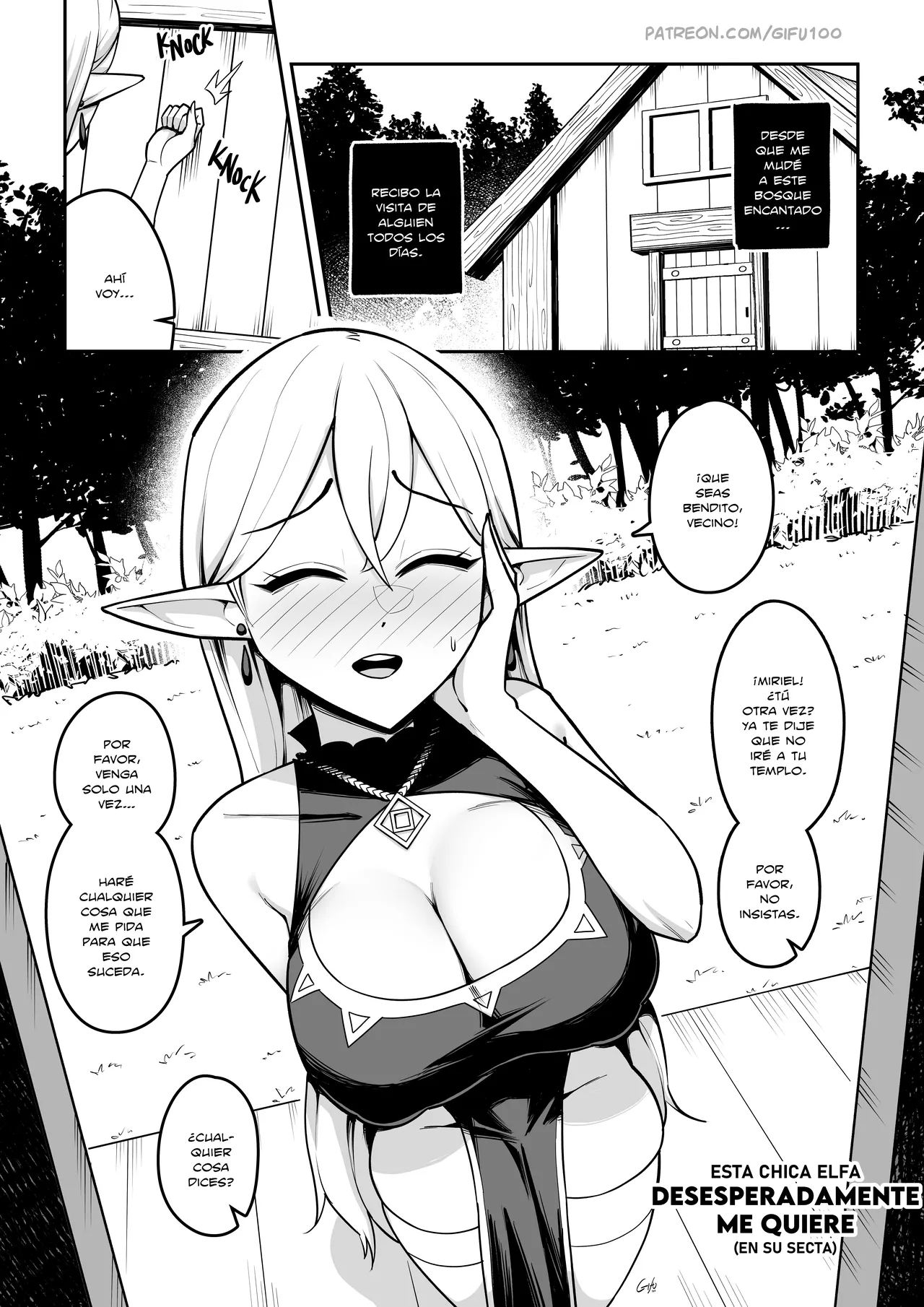 ESTA CHICA ELFA DESESPERADAMENTE ME QUIERE EN SU SECTA 1 page 2 full