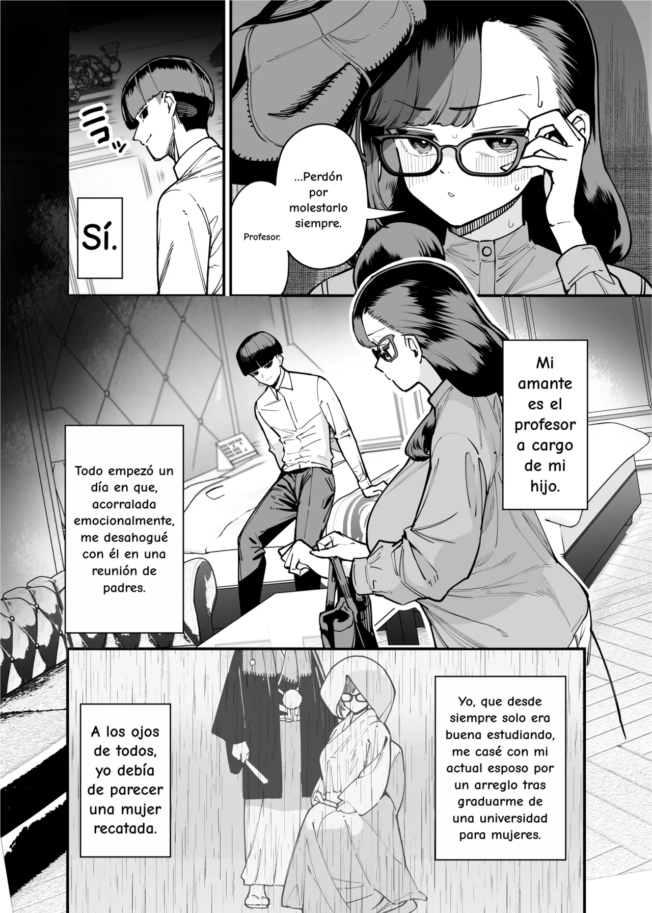 39-sai made Yuutousei o Tsuranuita Dosukebe Obasan, Osae teta Seiyoku ga Furin Sex de Daibakuhatsu | Alumna ejemplar hasta los 39, señora súper pervertida: su deseo reprimido estalla en sexo infiel page 6 full