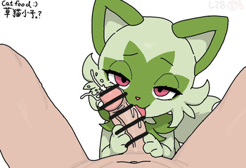 sprigatito blowjob新叶喵口交。。？！。赫赫。。（进我kardsQQ群喵！） cover