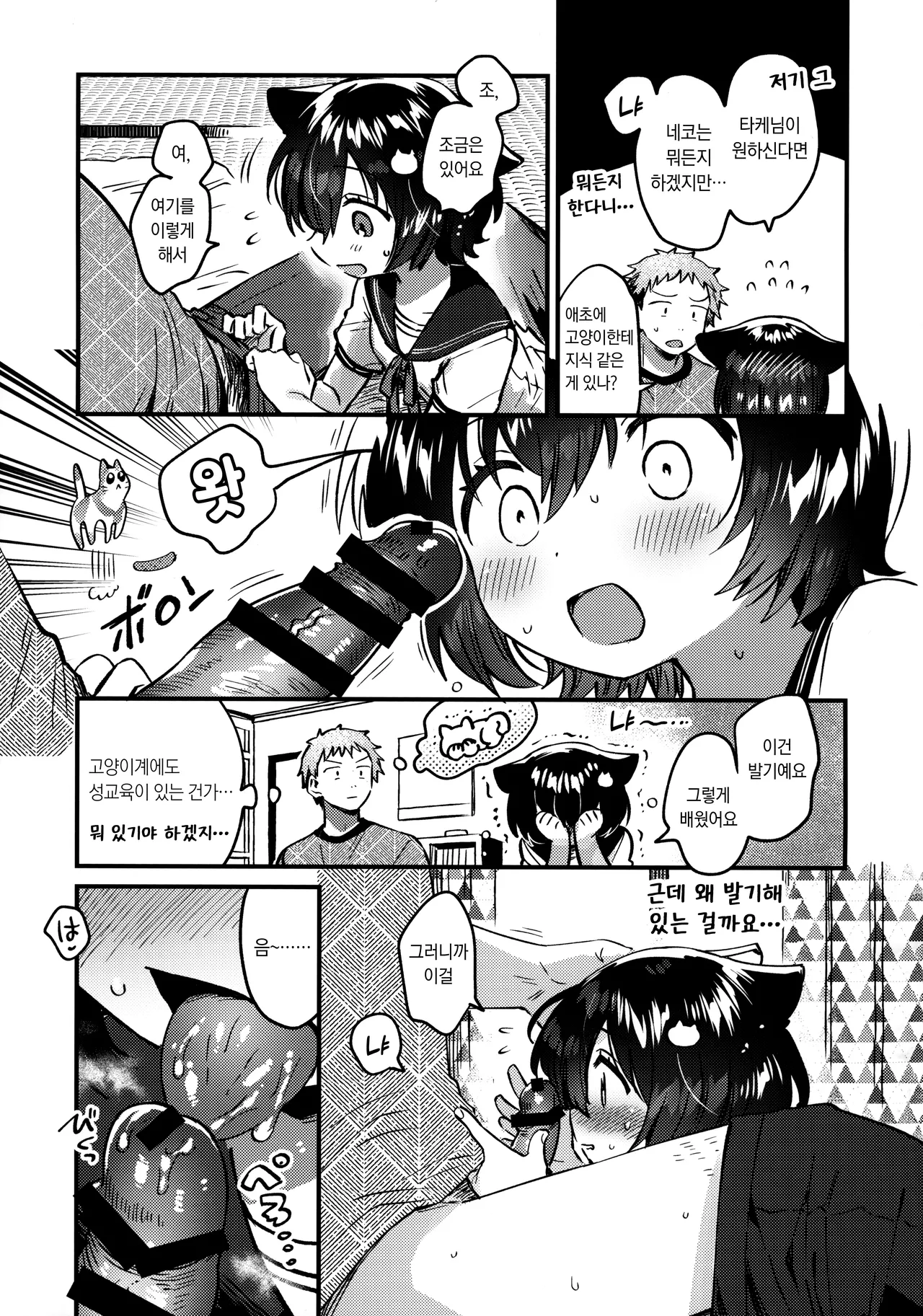 Ongaeshi Koubi ni Kita Neko desu - Cat came to return the favor and mate. | 은혜 갚기 교미하러 온 고양이입니다 page 10 full