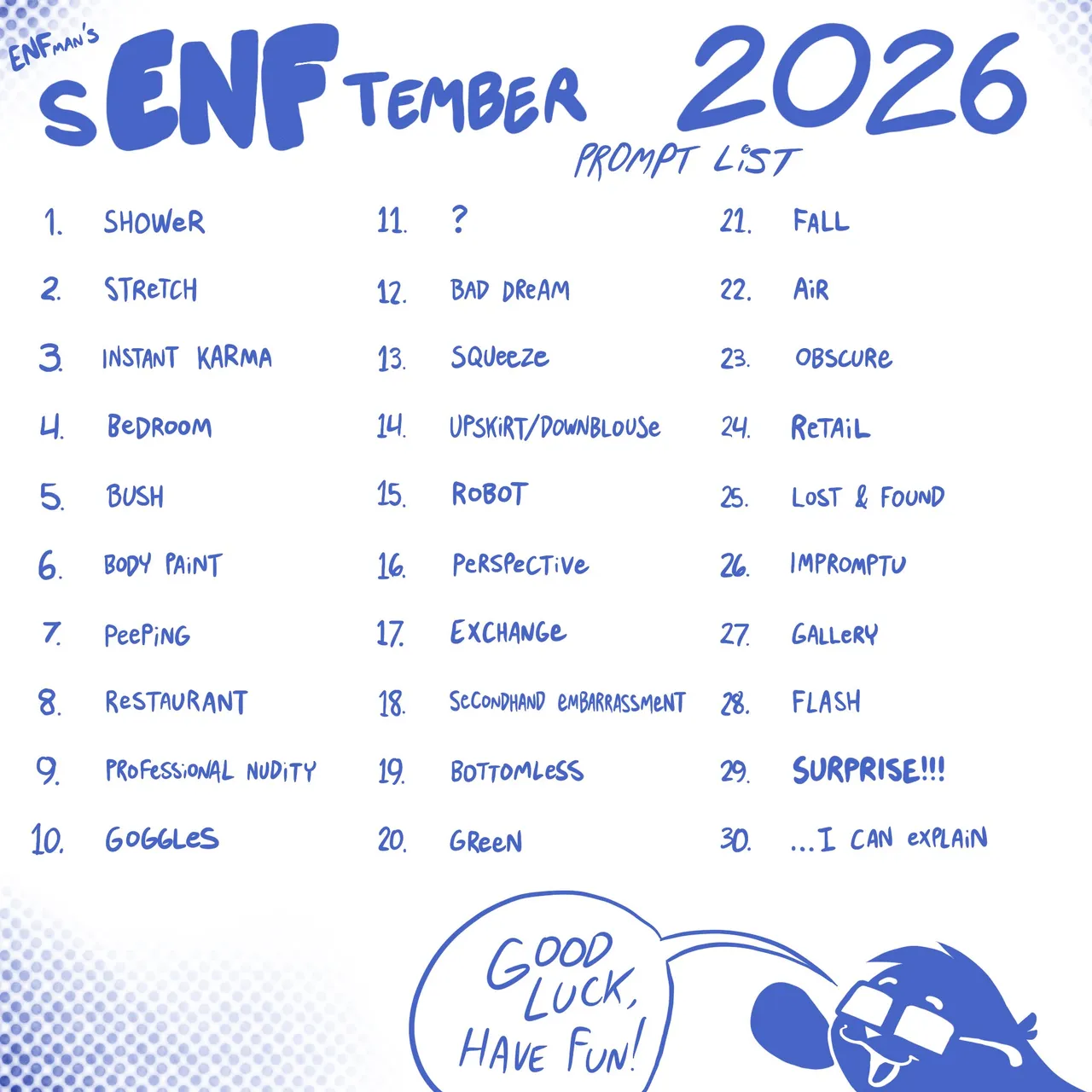 sENFtember 2026 page 1 full