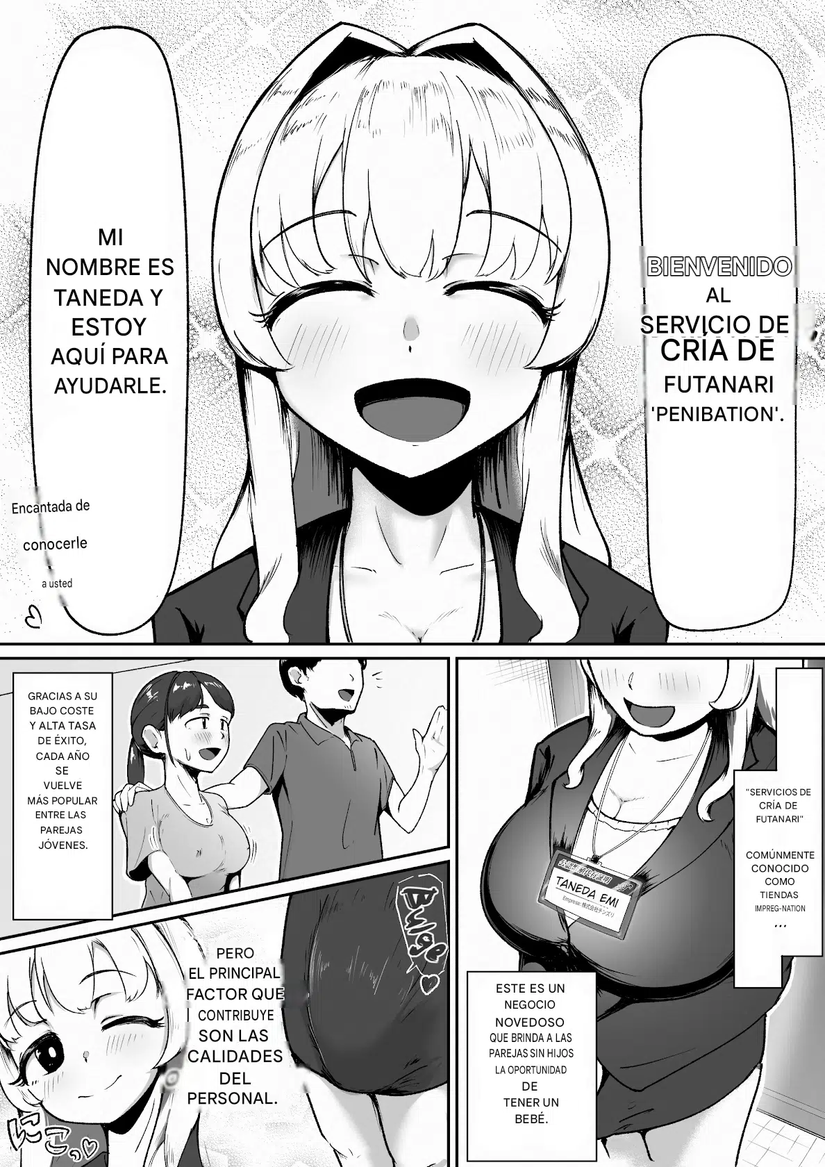 Futanari Tanetsukeya-san no Manga 1-2 Español page 2 full