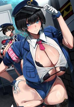 デカパイTSポリスは簡単にハメさせてくれる