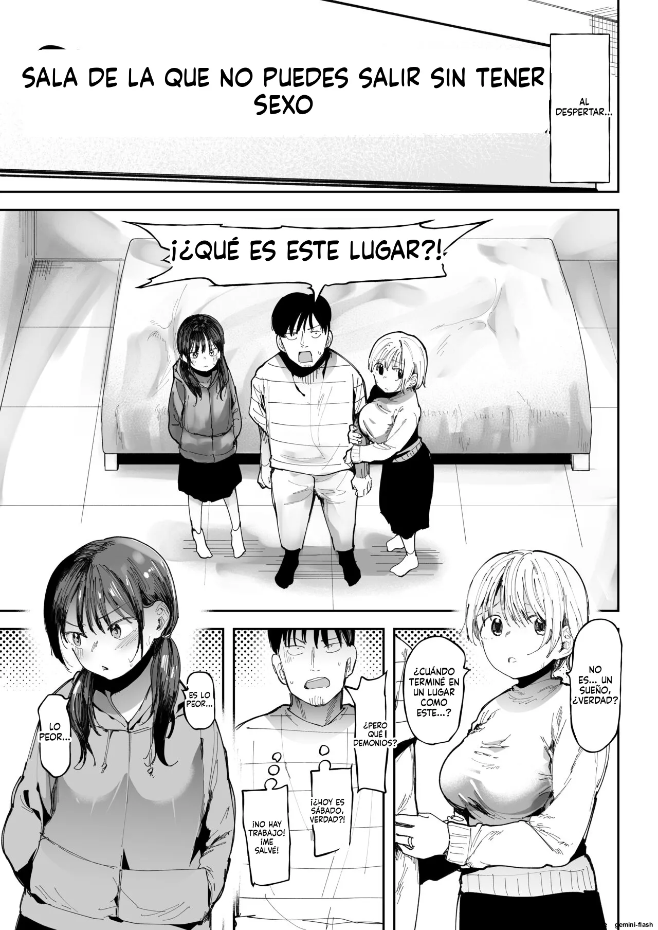 Sex Shinai to Derarenai Heya de NTRreta. page 2 full
