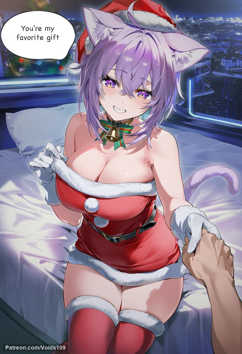 猫又おかゆ Christmas Love 51p page 4 full