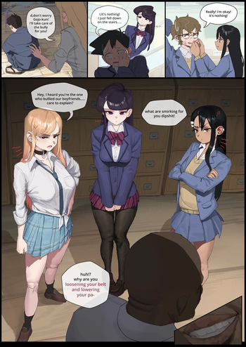 Kitagawa, Komi &amp; Nagatoro BLACKED cover