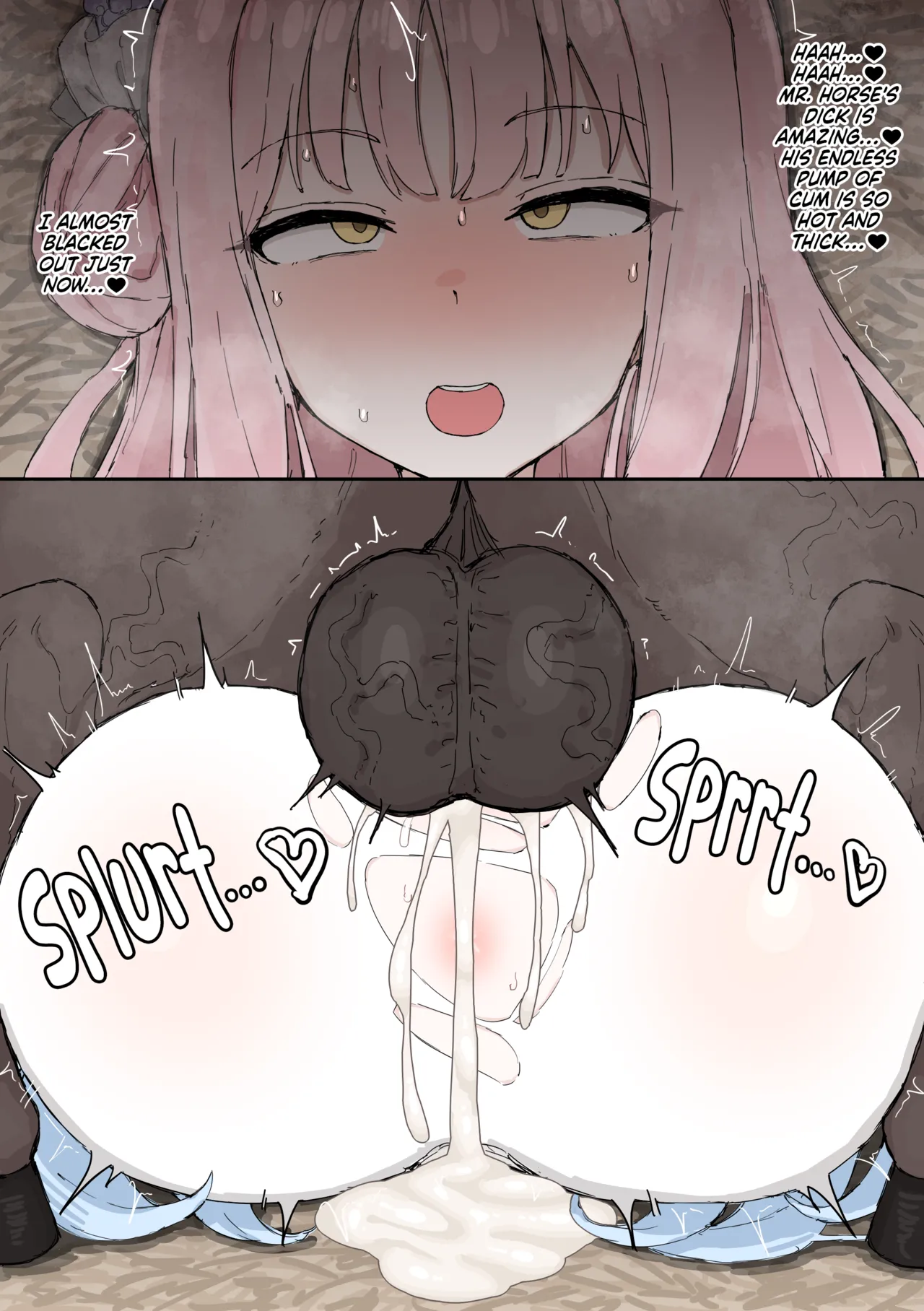 Mika to Ouma-san | Mika and Mr. Horse page 6 full