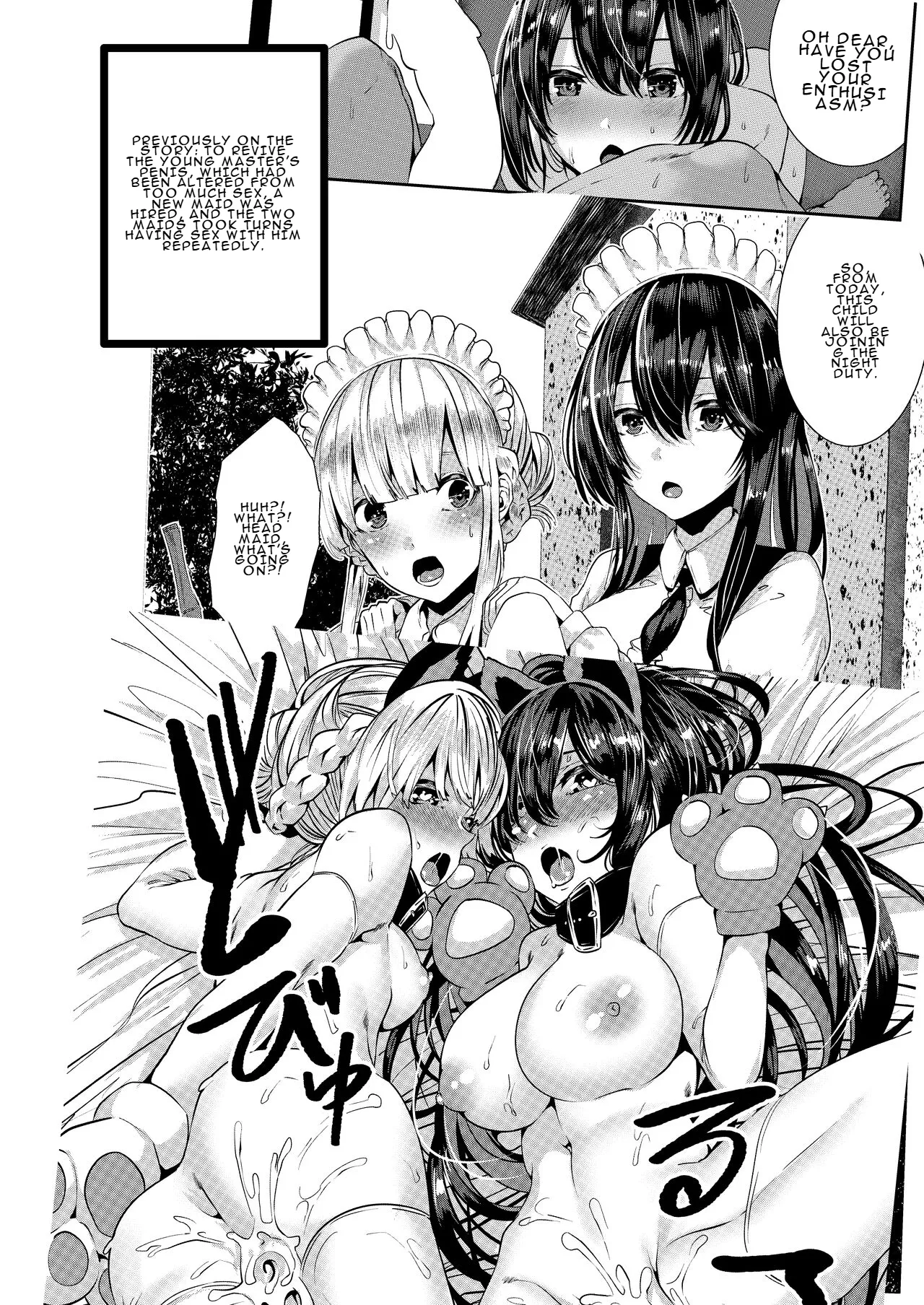 Karazishibotan  Having Tons of Sex with a Dere Maid, a Tsun Maid, and an Ero Maid page 3 full