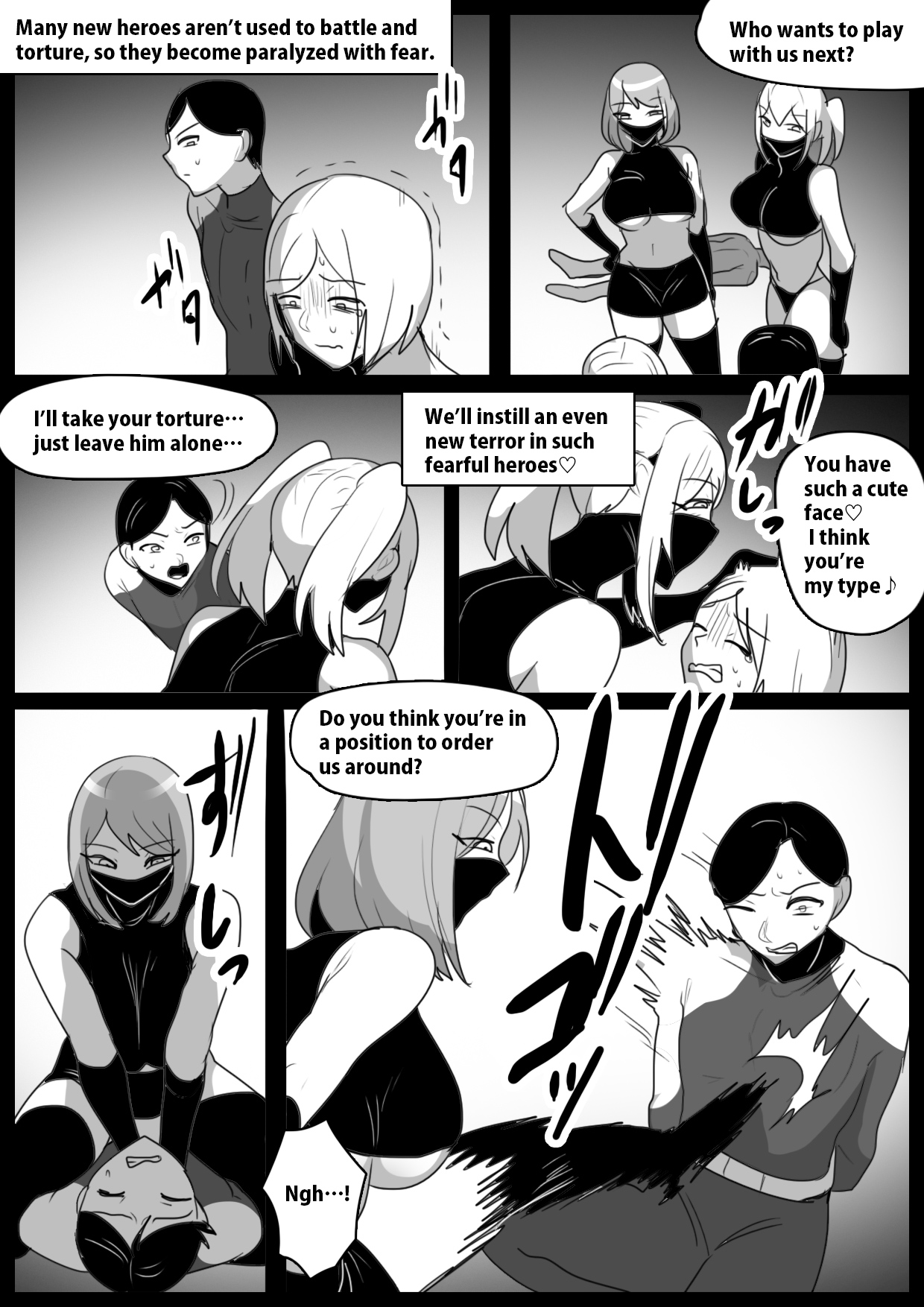 A Lesson on How to Break and Corrupt Captured Heroes by Female Fighters page 10 full