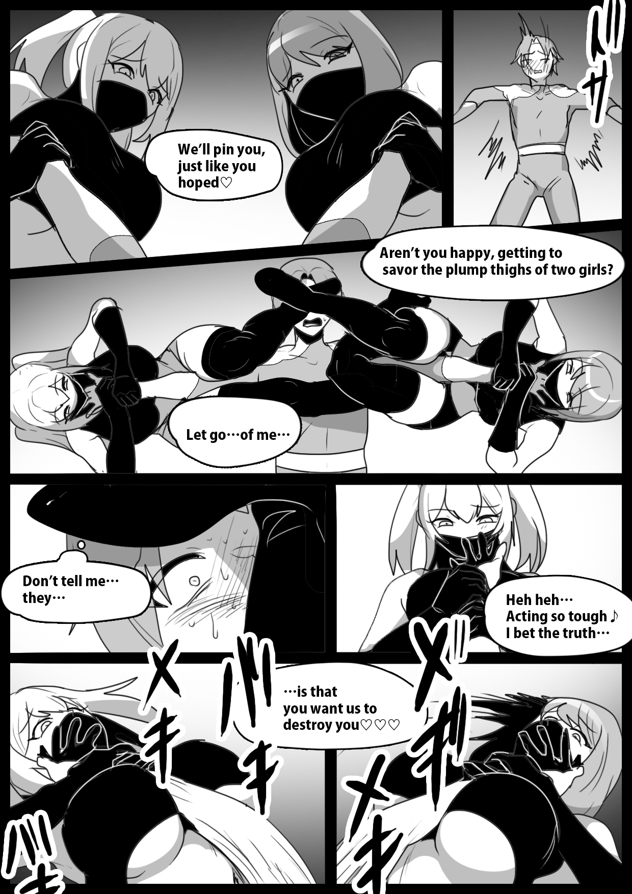 A Lesson on How to Break and Corrupt Captured Heroes by Female Fighters page 8 full