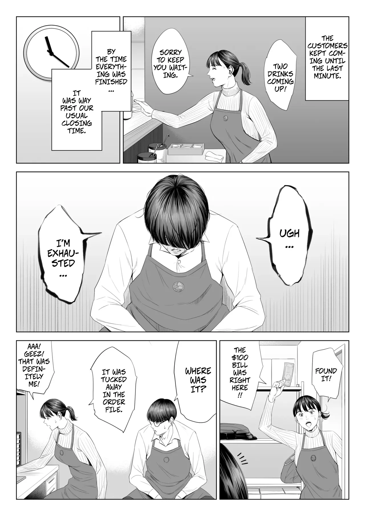 The Boss Has Big Breasts And Is A Bit of A Masochist, Right? 1 -- Tenchou tte, Kyonyuu de Chotto M desu yo ne? page 10 full
