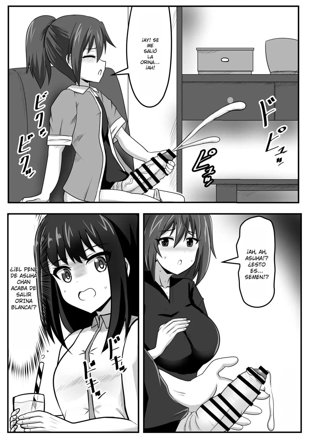 Seitsuu Futanari-chan wa Mama de Doutei o Soushitsu suru｜Perder la Virginidad con una Futanari Experimentada que Actúa como una Madre page 5 full