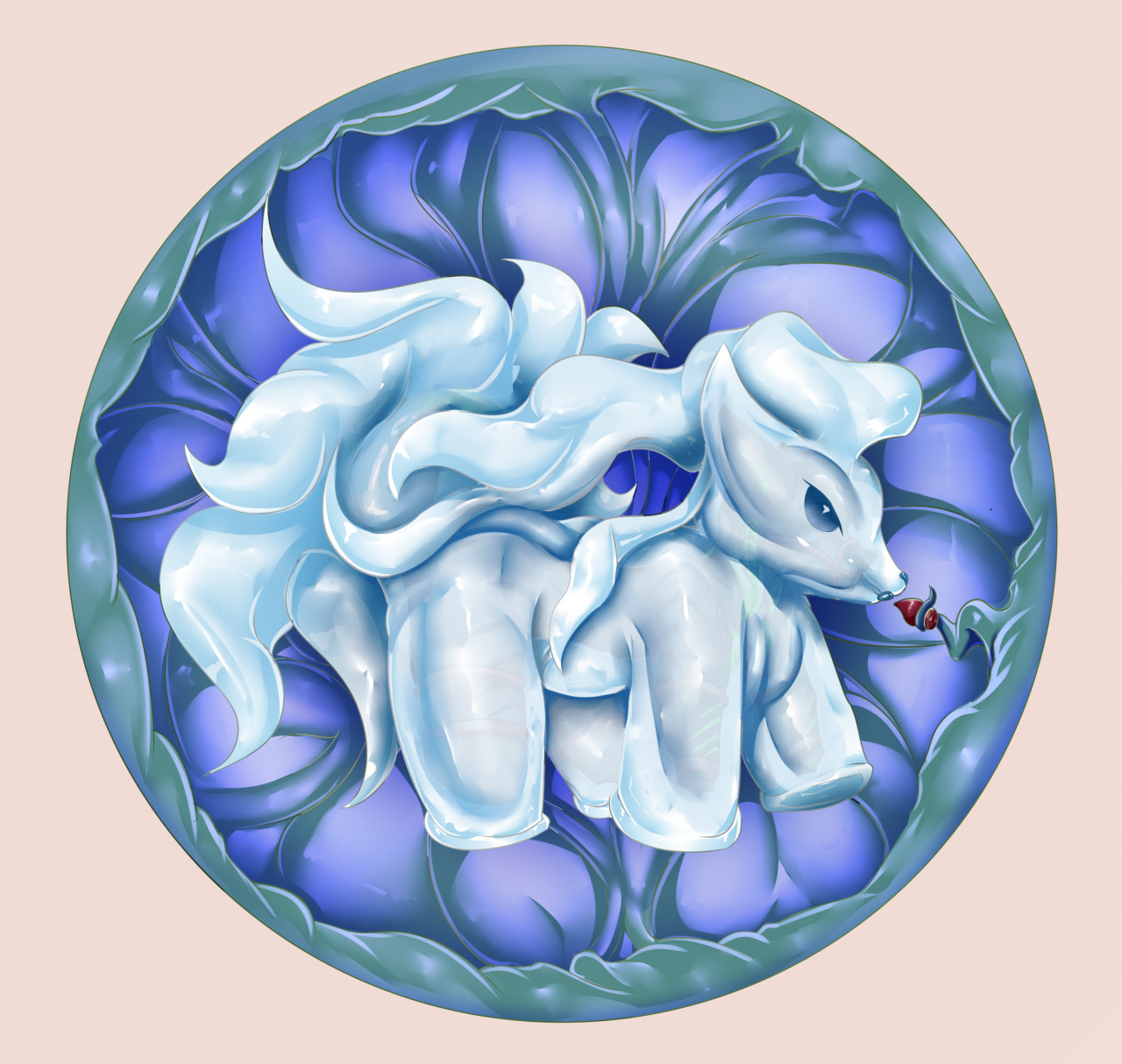 Alolan Ninetales Pokesuit Trap page 4 full