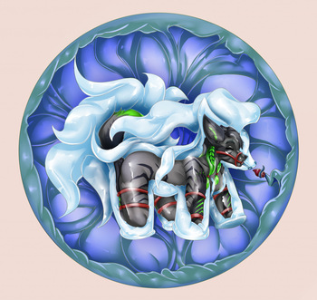 Alolan Ninetales Pokesuit Trap cover