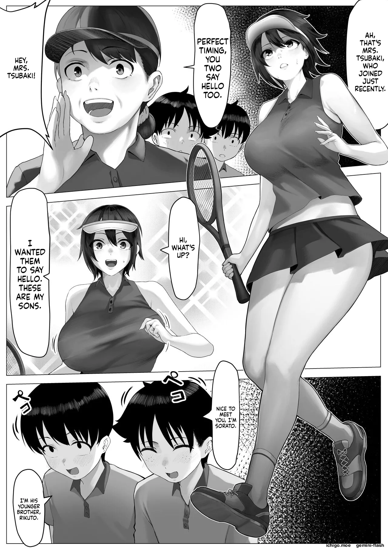 Horny Brothers Tag Along on a Moms' Tennis Camp page 4 full
