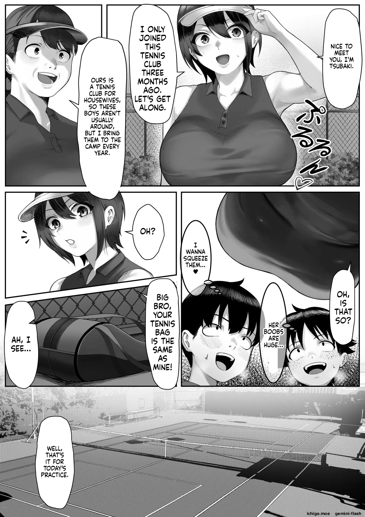Horny Brothers Tag Along on a Moms' Tennis Camp page 5 full